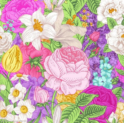 手绘花卉 自然之美在笔尖绽放