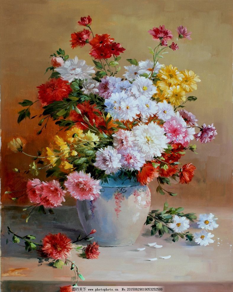 艺术与家居的邂逅 油画花卉与现代家电的融合之美